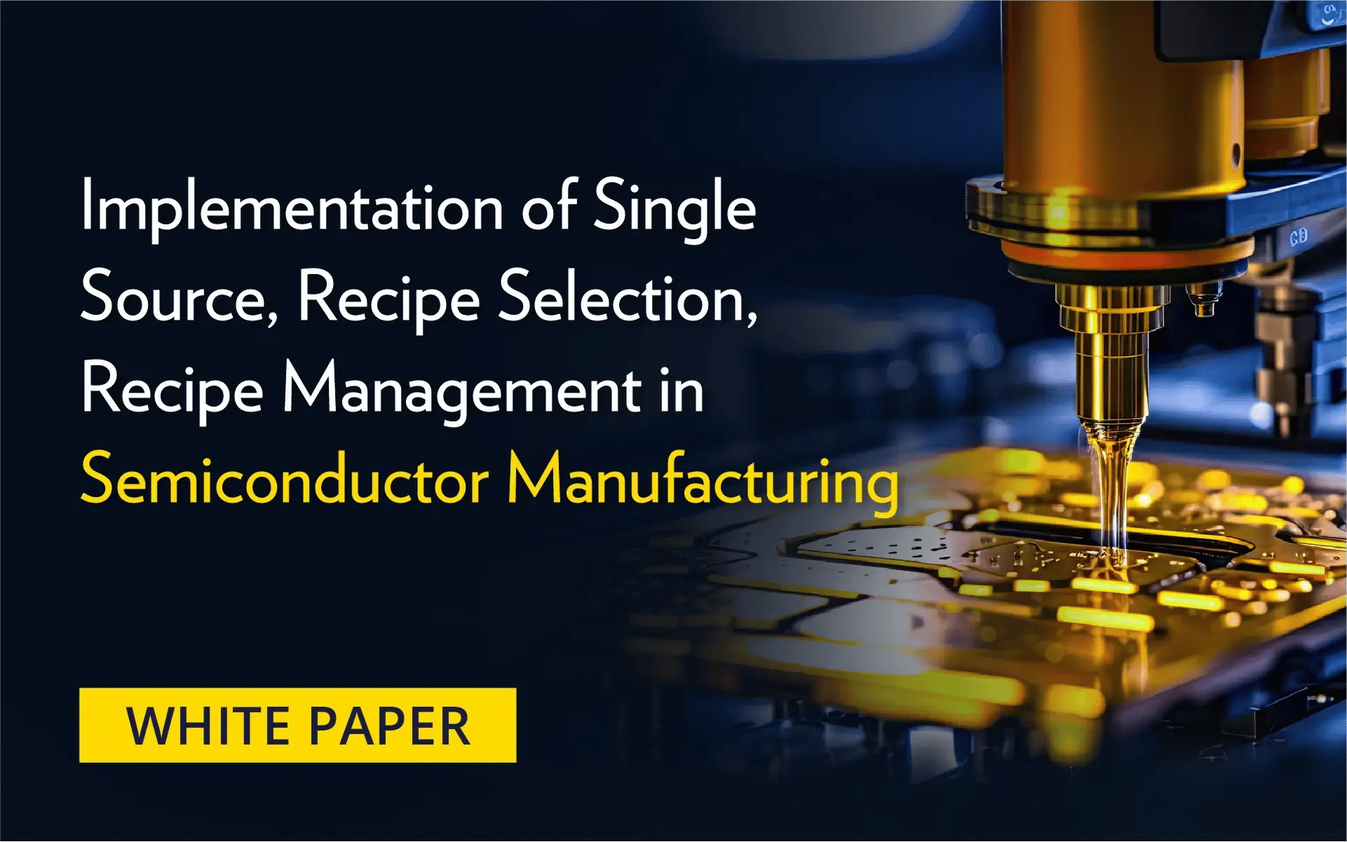 whitepaper cover for "recipe management system in semiconductor manufacturing"