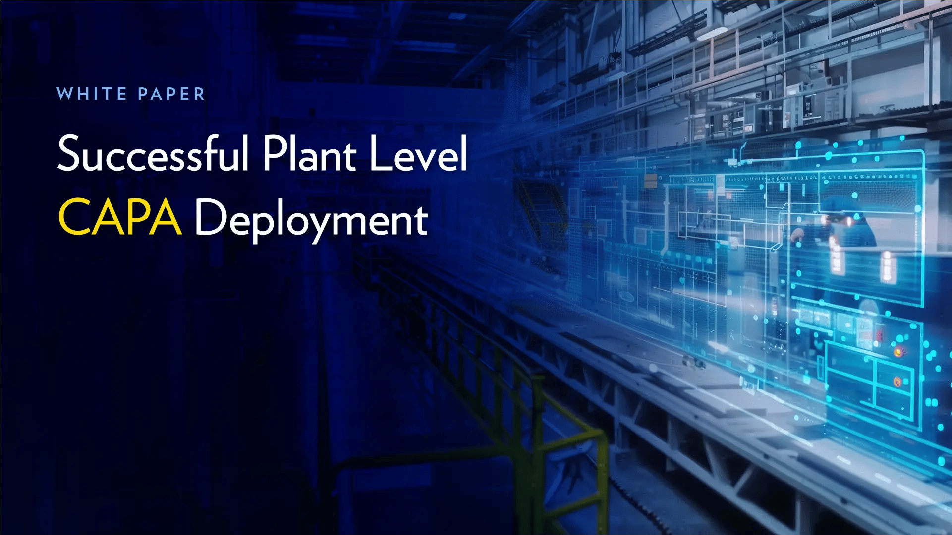 White paper cover for "'Successful Plant Level CAPA Deployment".