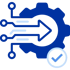 LineWorks SPACE Key Benefit Icon - Einfache Integration in die Produktion