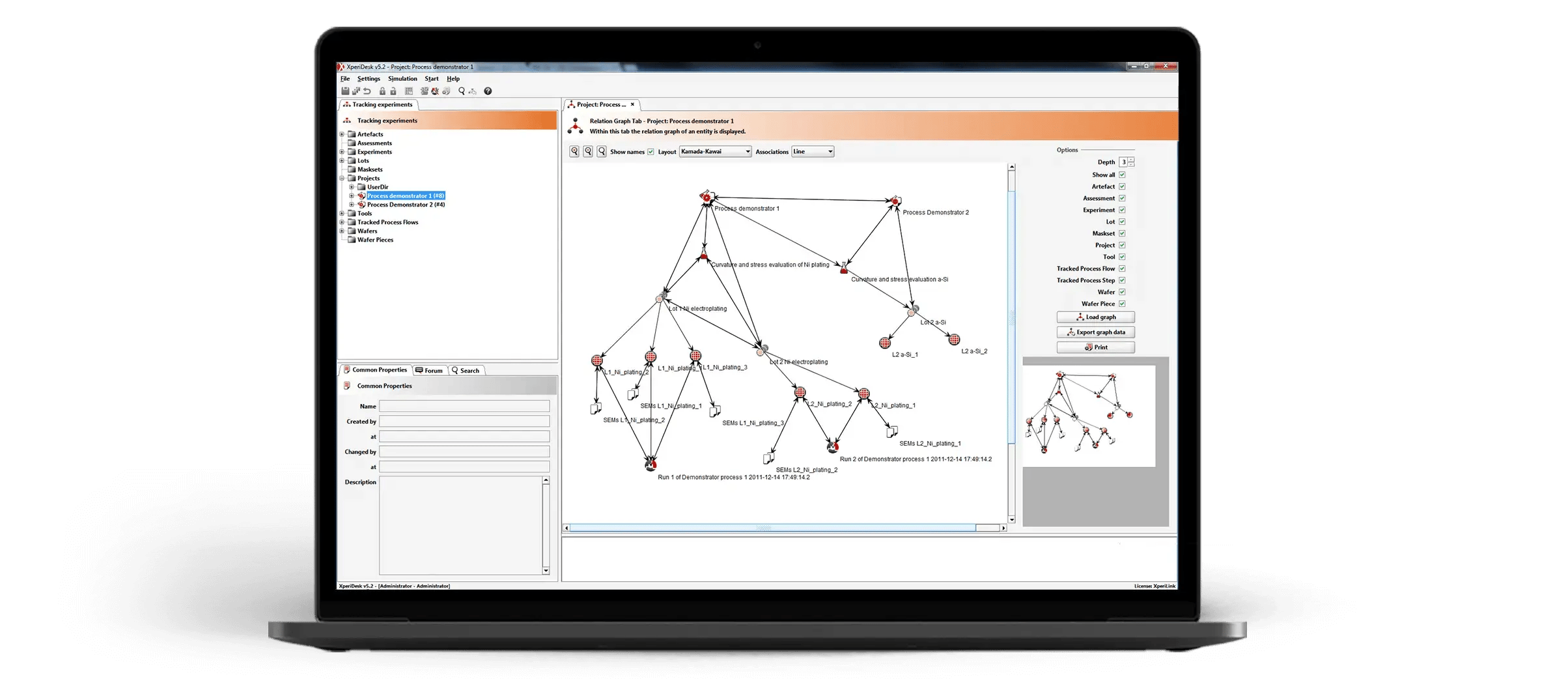 Xperidesk user interface