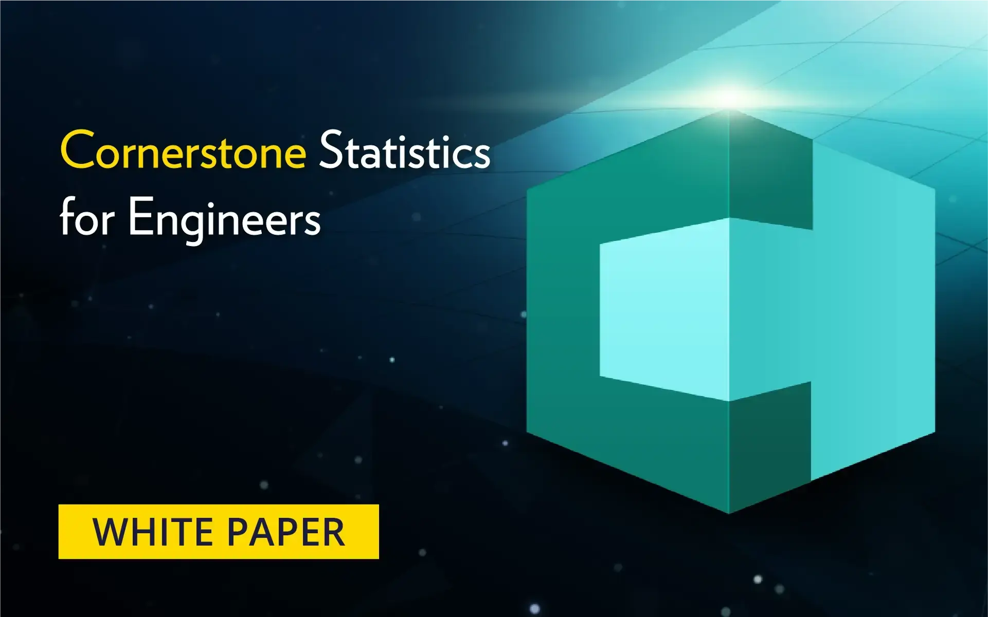 Whitepaper cover for "Cornerstone Statistics for Engineers."